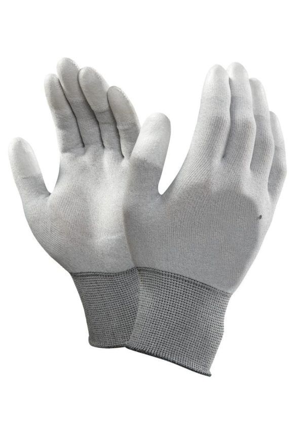 ESD Hand Gloves PU Coated Fingertip