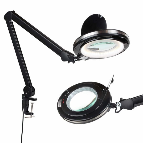 Magnifying Clamp Lamp Brightech Light View PRO