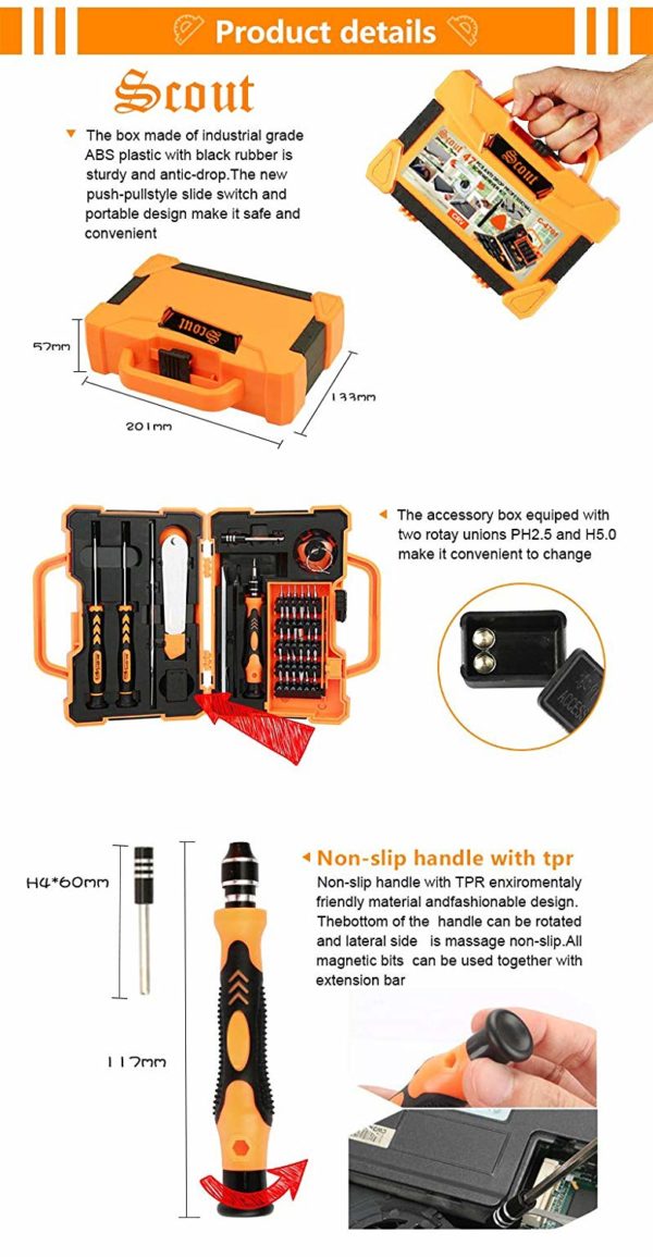 Scout Screwdriver Set for Mobile Phone Repairing